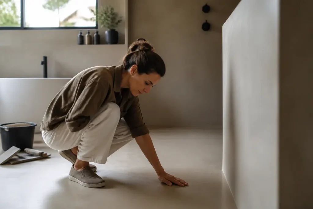 Microcement badkamer nadelen: Wat je moet weten voor je kiest