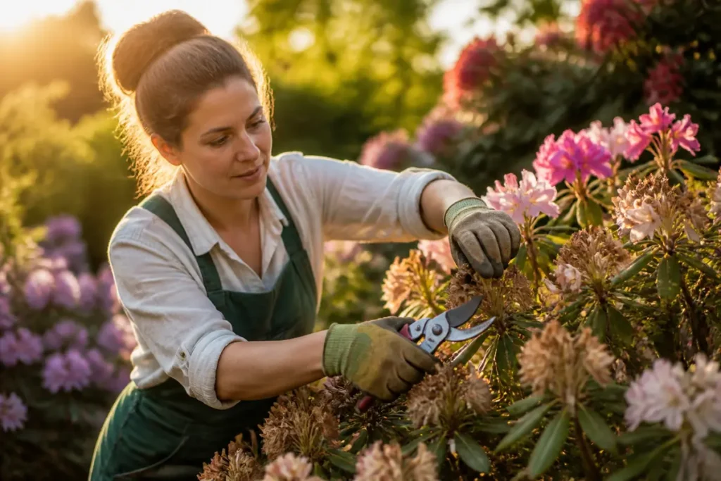 Wat te doen als je rododendrons uitgebloeid zijn?